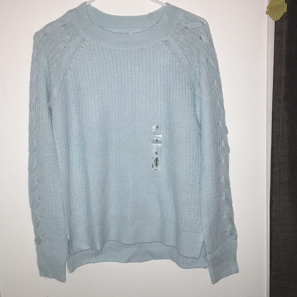 Light blue sweater